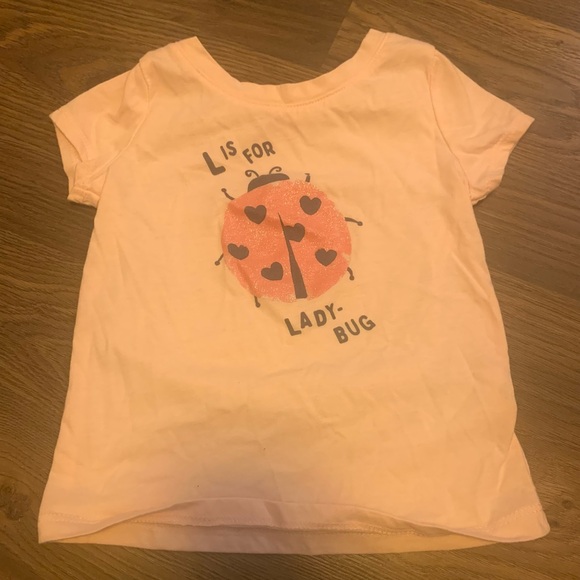Light pink ladybug top - Picture 1 of 1